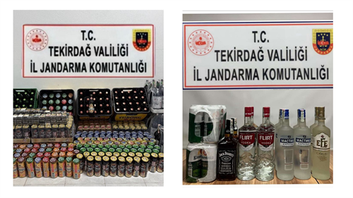 Unsurlarımızca, Tekirdağ İl Jandarma Komutanlığı sorumluluk bölgesinde gerçekleştirilen denetimlerde ele geçirilen malzemelerdir.